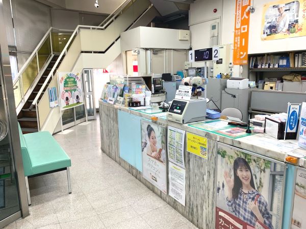 愛知信用金庫の店内の様子